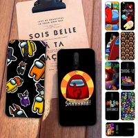 amonguss game phone case for redmi 5 6 7 8 9 a 5plus k20 4x s2 go 6 k30 pro