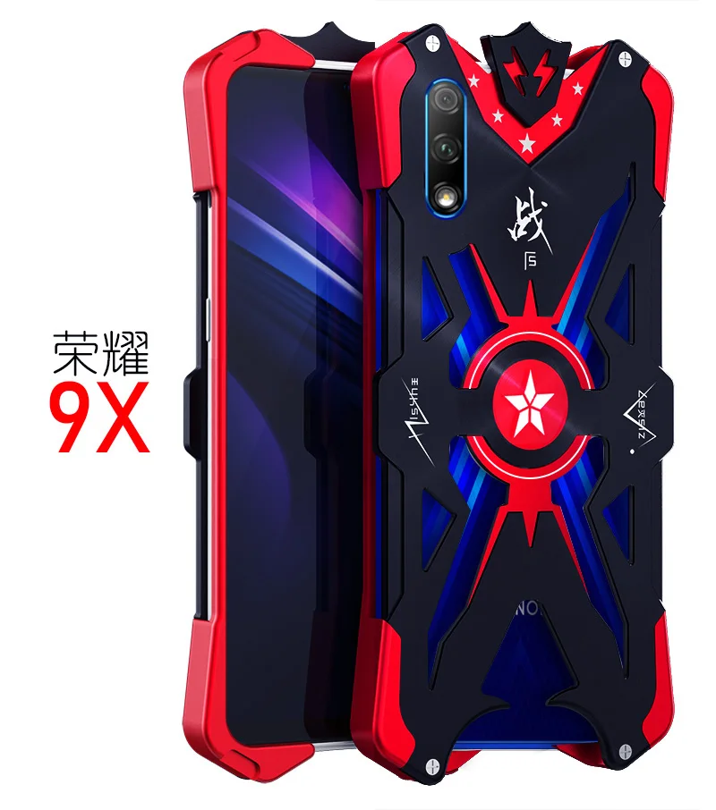 Doom сверхпрочный бронированный металлический Алюминий чехол для huawei Honor 9X Профессиональный откидной Чехол-Обложка для huawei Honor 9X чехол для телефона Чехлы Fundas Coque