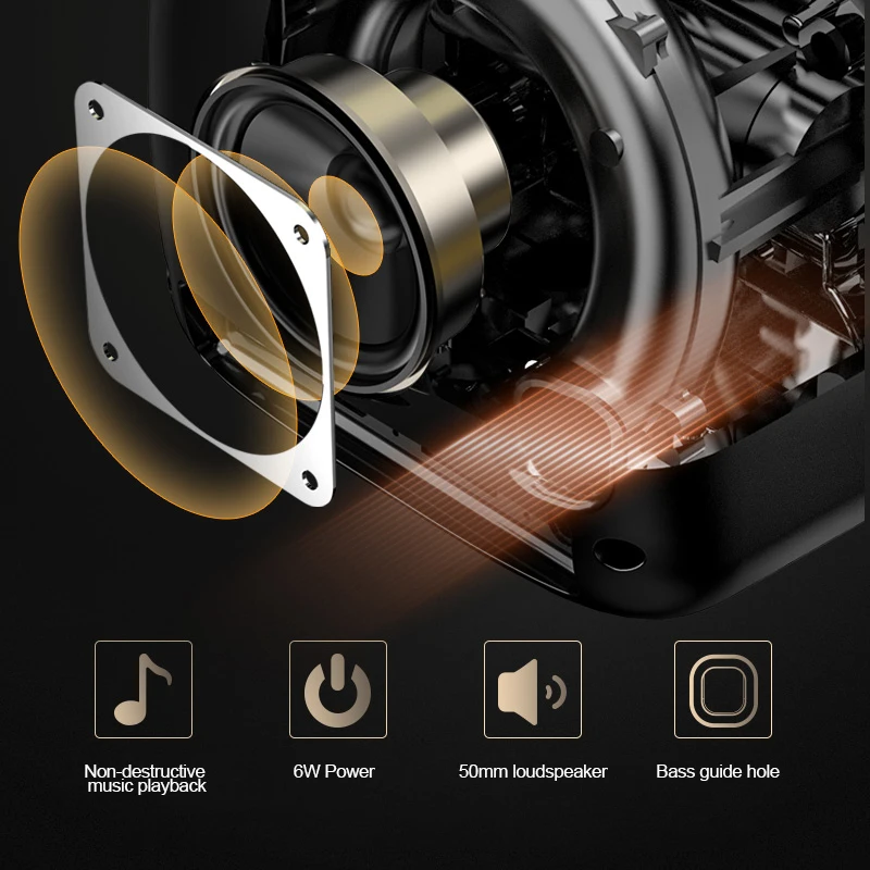 SOAIY умная колонка с голосовым управлением беспроводной Bluetooth аудио портативный