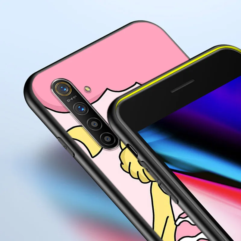 

Cartoon SailorMoon Simple Silicone Cover For OPPO Reno 4 3 Pro 10X Zoom 2 Z F Realme ACE C2 X2 Pro 5G Phone Case