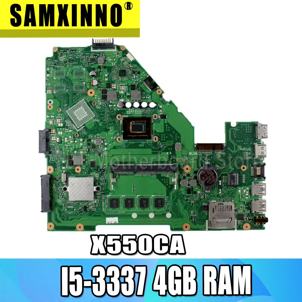 X550CA материнских плат rev: 2,0 I5-3337 4 ГБ для ноутбука ASUS R510CA X550C A550C X550CC Материнская плата ноутбука X550CA материнская плата X550CA материнская плата