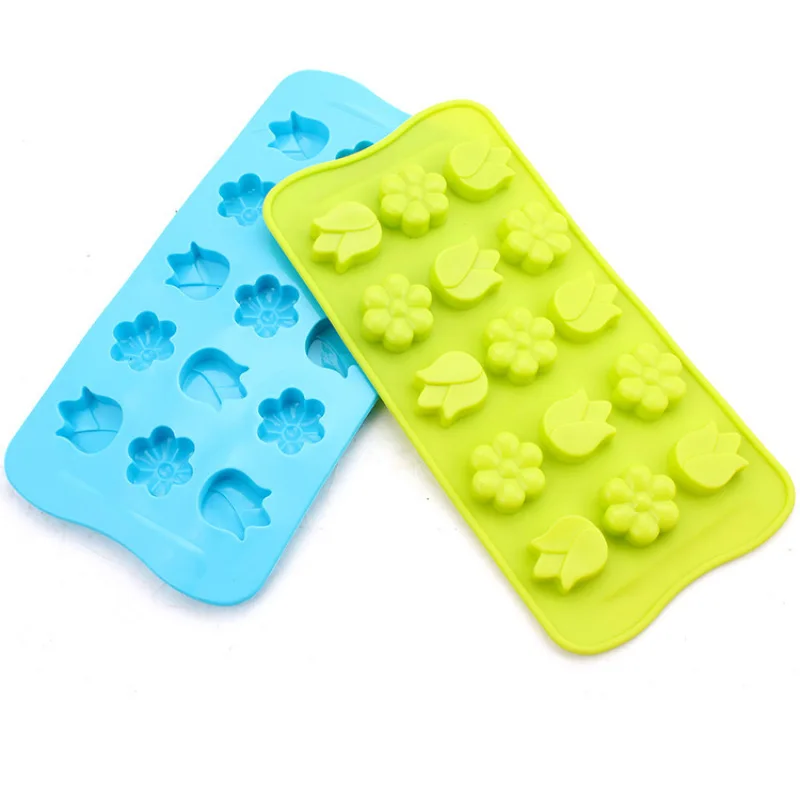 Силиконовая форма сделай сам в виде тюльпана маленького подсолнуха пудинга луны