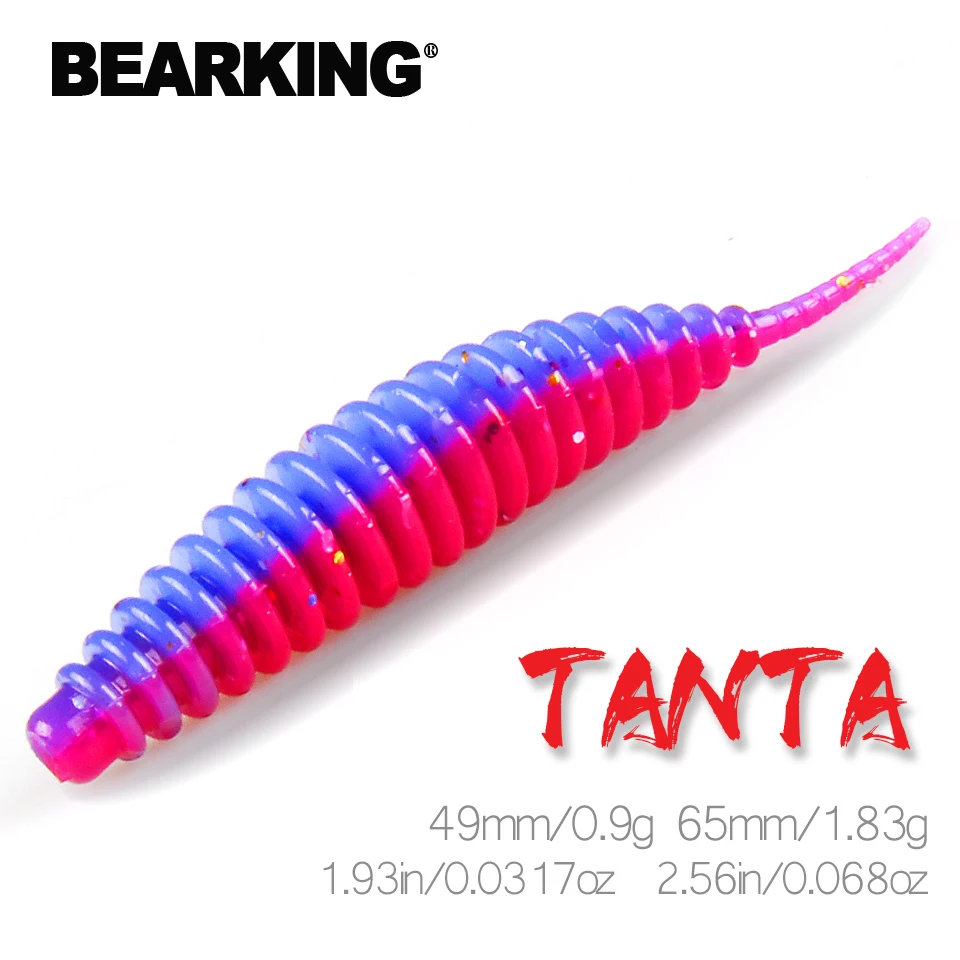 

BEARKING Tanta 49mm 65mm Fishing Lure Soft Lure Shad Silicone Baits Wobblers Swimbait Artificial leurre souple