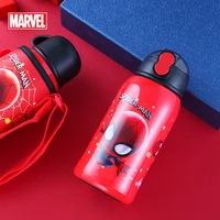 original disney water bottle childrens dual use double lid straw cup baby stainless steel vacuum flask water bottle 3202
