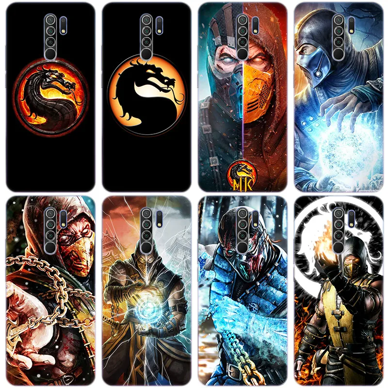 hot mortal kombat silicone phone case for xiaomi redmi note 10 9 pro max 10s 9s 8t 8 8a 9 9a 9c 9t k40 pro 5g soft cover free global shipping