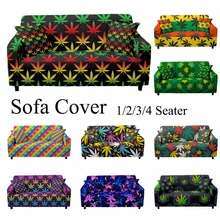 Maple Leaf Elastic Sofa Covers For Living Room Corner Sofa Cover Chaise Lounge Cover Sofa Slipcover Chair Couch Cover 1-4 Seater