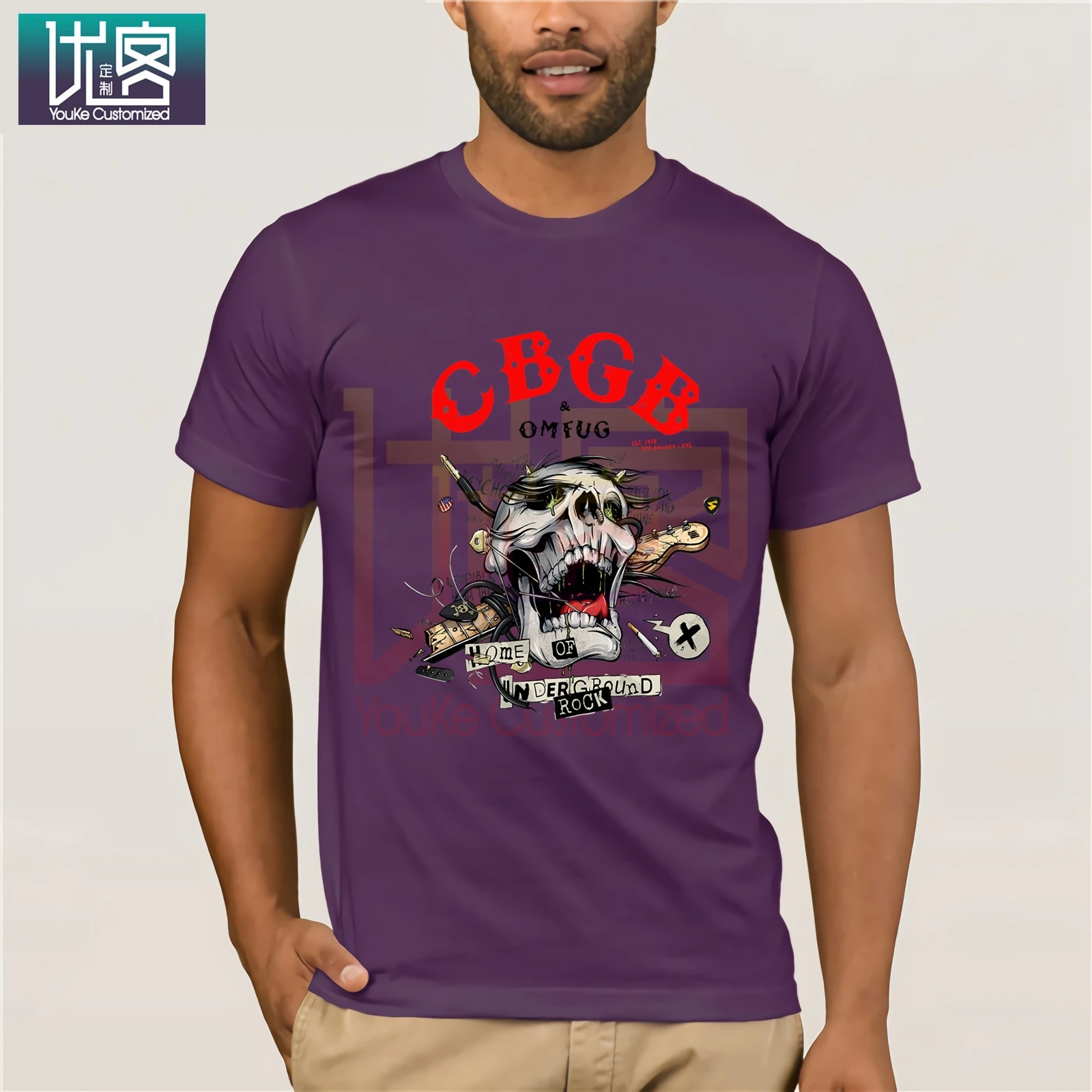 CBGB футболка on Behance koleksi комикс книги винтаж вырез лодочкой повседневный топ с