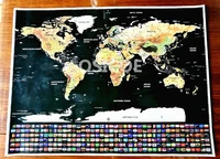 big size world scratch wall map deluxe edition scratch world map with scratch off layer visual travel journal for travel maps a