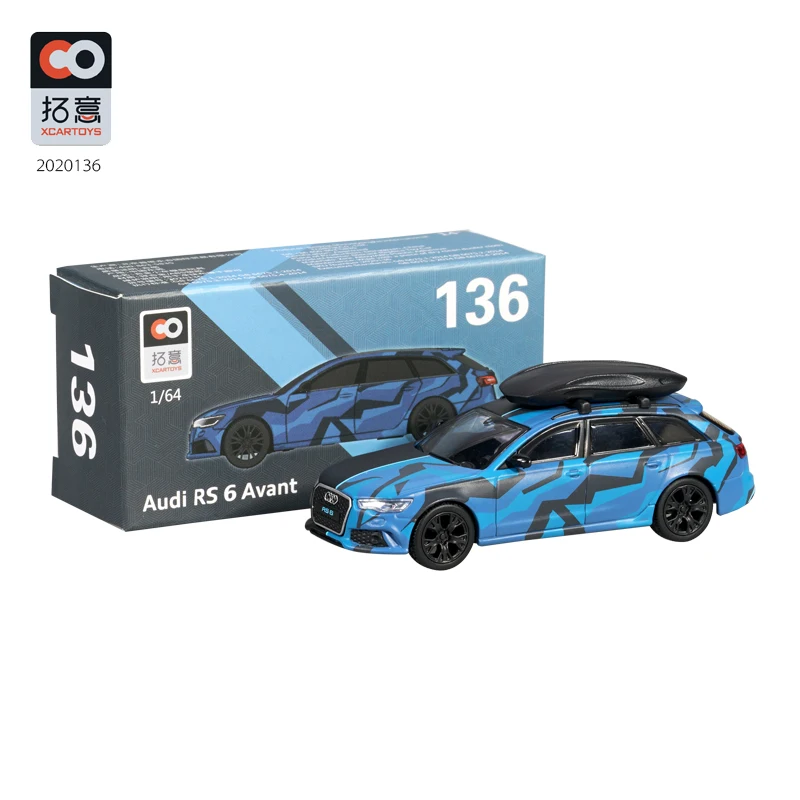

Модель автомобиля Xcartoys 1:64 Audi RS6 Crock NO.136, двухцветная