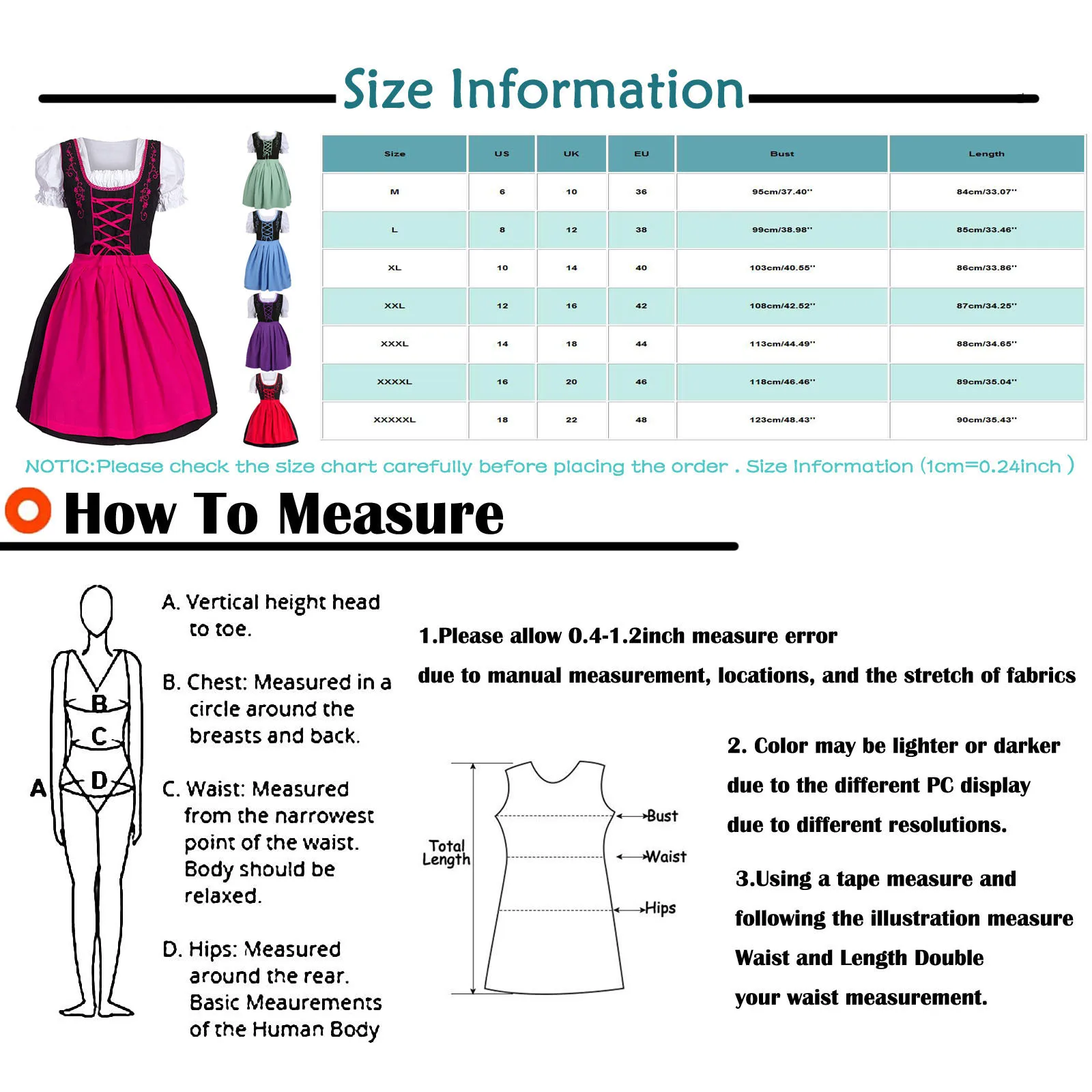 

Women Maid Outfit Anime Long Dress Black and White Apron Dress Lolita Dresses Cafe Costume Cosplay Costume Mucama