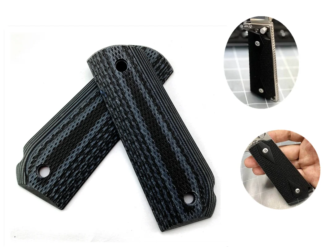 1 пара G10 противоскользящие ручки патч материал прочный DIY ручка Весы пустые плиты для 1911 моделей