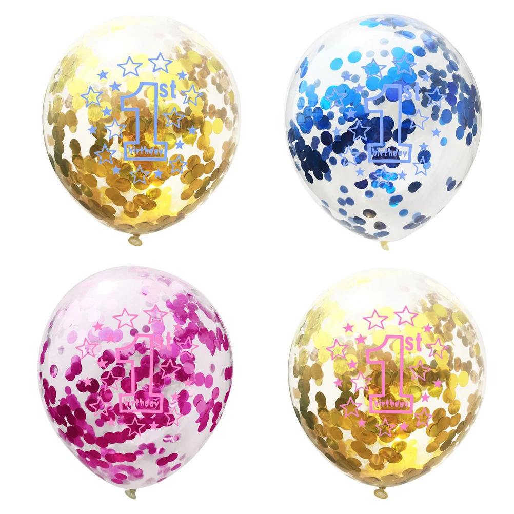 1 комплект детский латексный для первого дня рождения|Воздушные шары и