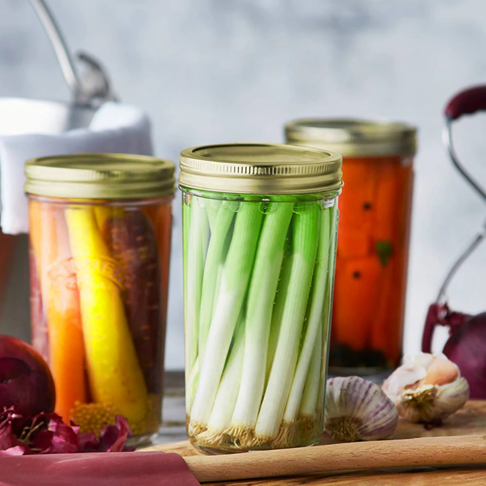 Mason Jar крышки герметичные жестяные для консервных банок с широким горлышком