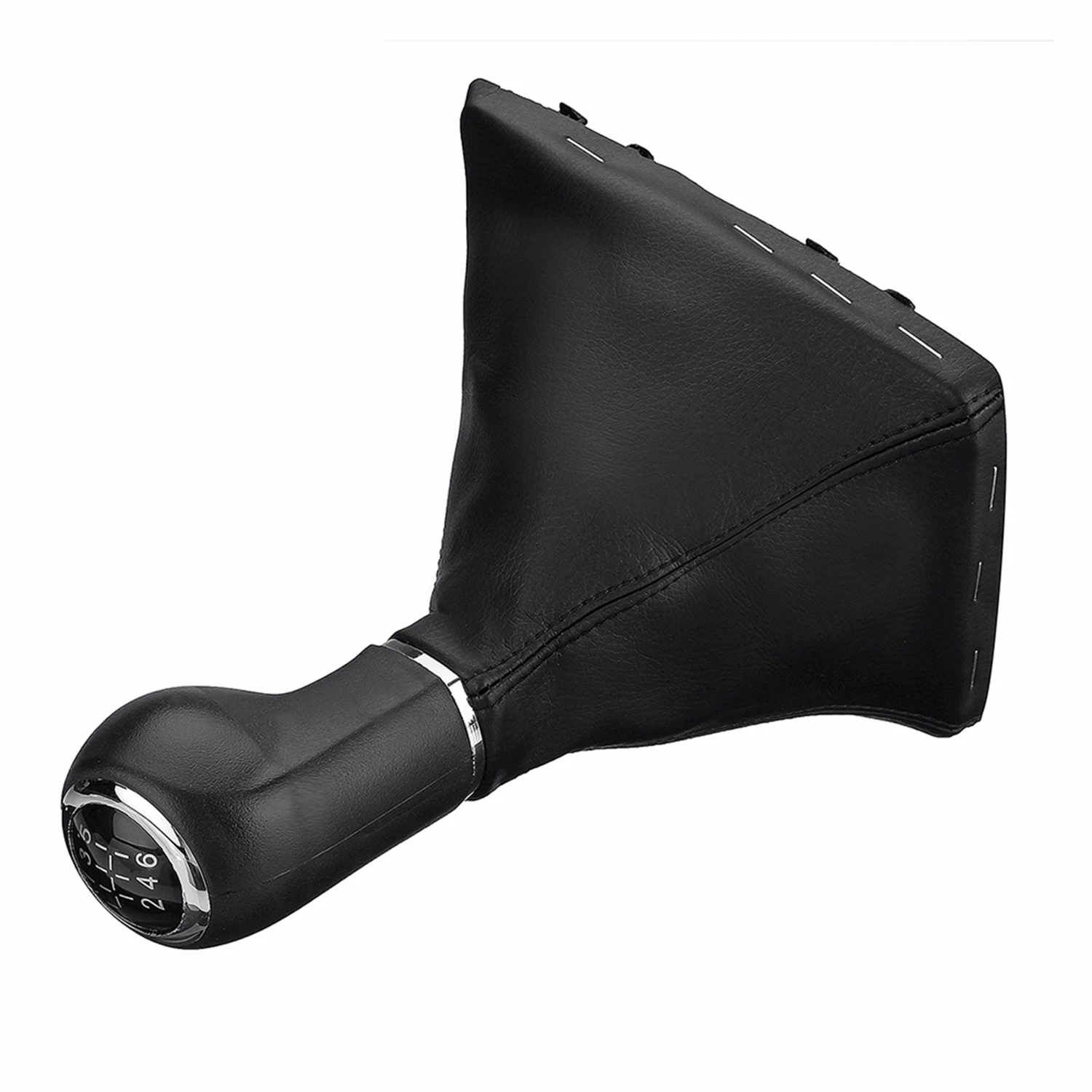 

6 Speed Manual Gear Knob Shift Stick Gaiter for Opel Astra Corsa Vauxhall Zafira B 05-10 Gear Shifter Knob Car Accessory