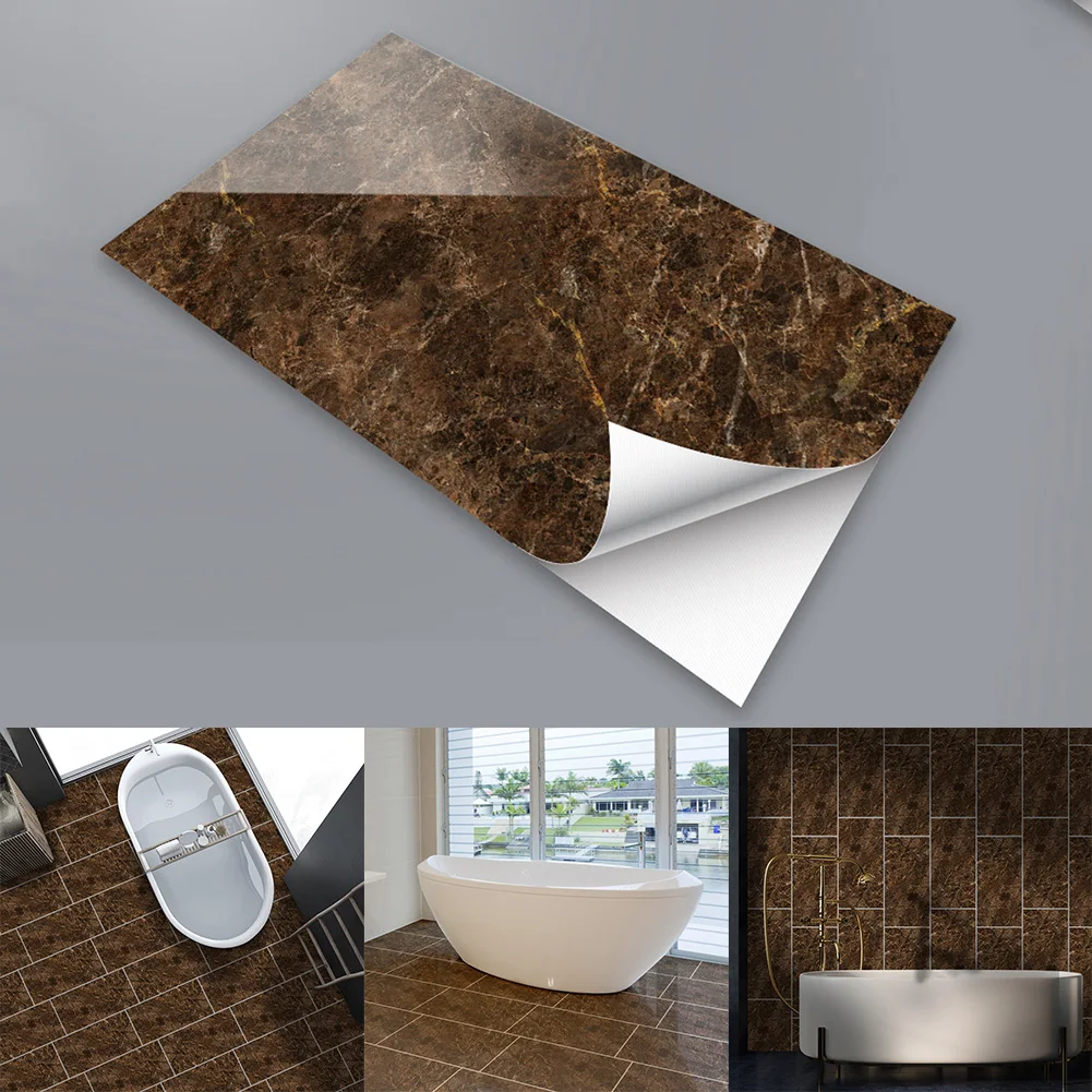 Vinyl SelfAdhesive Worktop Cupboard Door Cover Kitchen Wall Sticker 30*60CM Backsplashes Dresser Drawers | Дом и сад