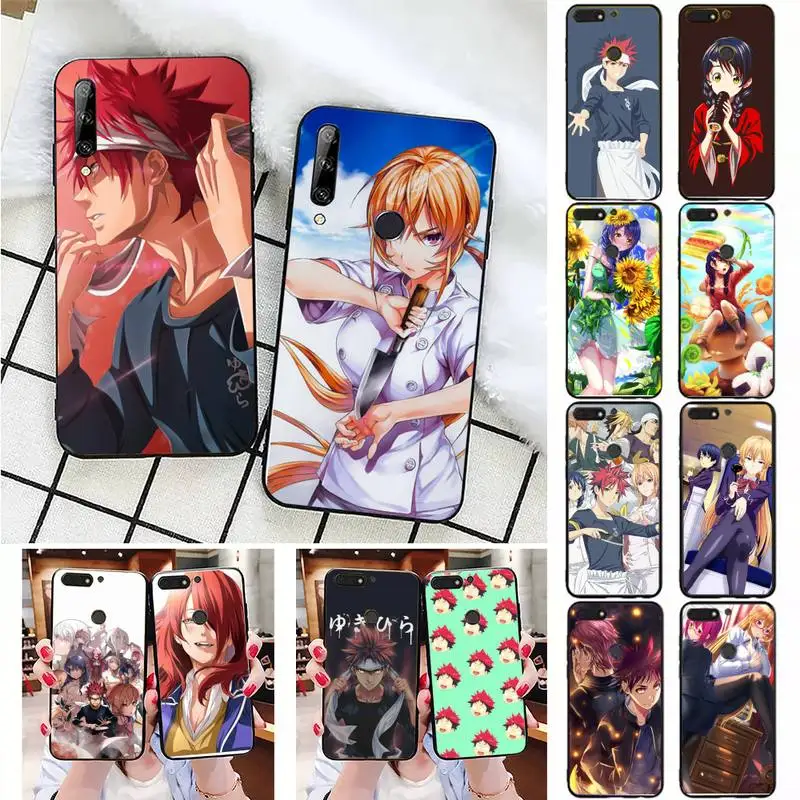 

YNDFCNB Food Wars Shokugeki No Soma Phone Case For Huawei Honor 7A 7C 8 8x 9 10 20lite Fundas Coque Bumper for Honor 10i 20i