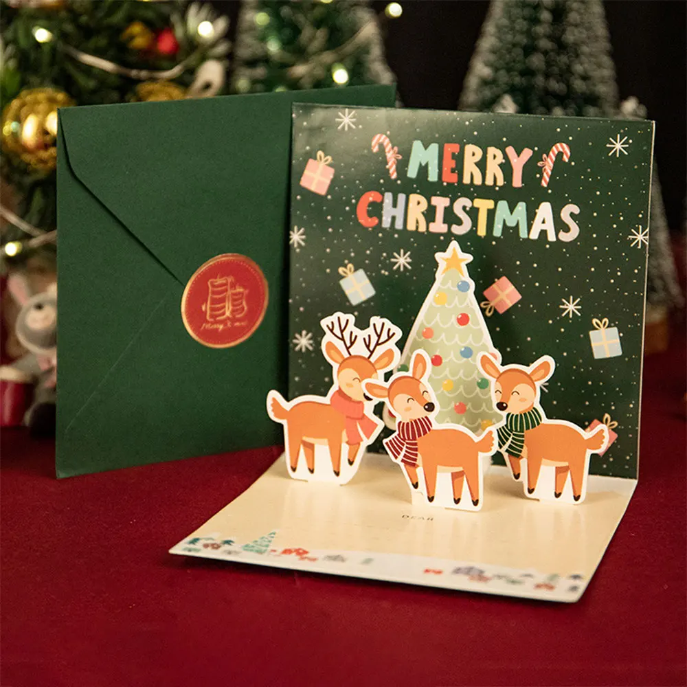 Открытки с надписью &quotMerry Christmas" поздравительные открытки елкой