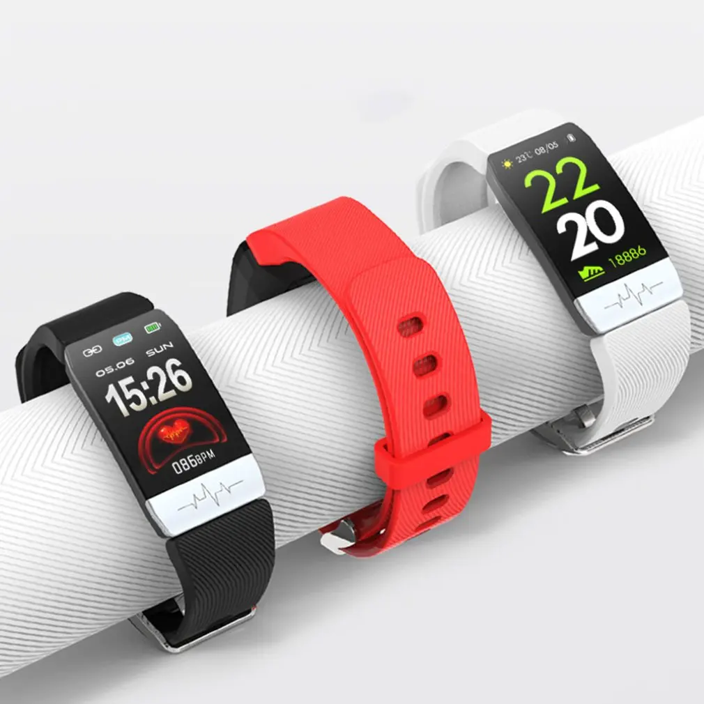 

Multifunction Smart Bracelet Ecg Ppg Test Temperature Measurement Bracelet Health Monitor Smart Watch Latest Festival Gifts