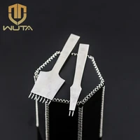 wuta round hole punch high quality leather craft tools pricking iron diy chisel stitching lacing punch 34mm spacing