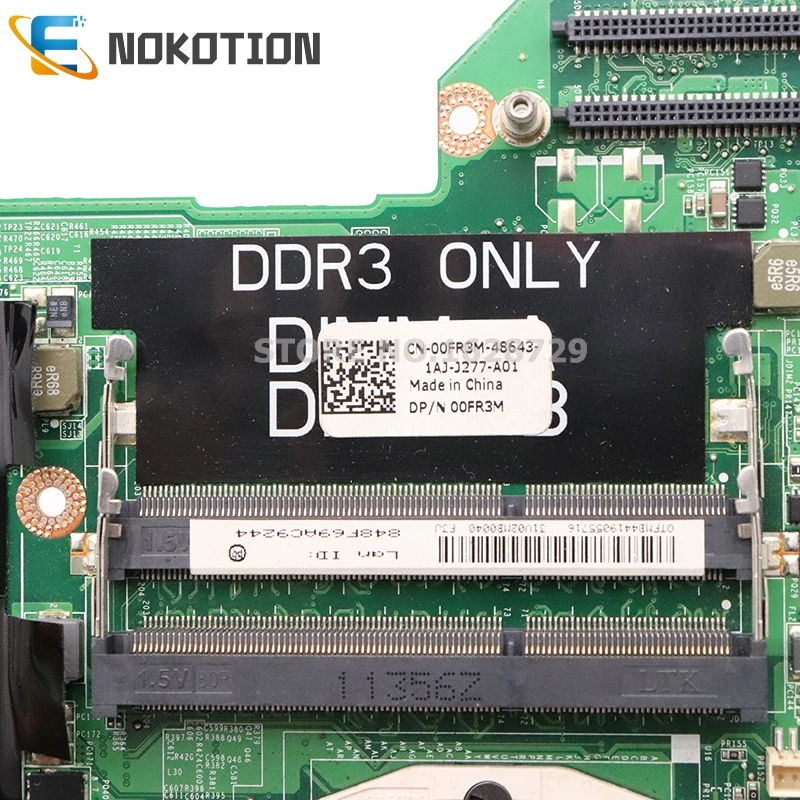 Материнская плата NOKOTION для ноутбука Dell Inspiron 14R N4110 HM67 HD6630M 1 ГБ DAV02AMB8F1 материнская CN