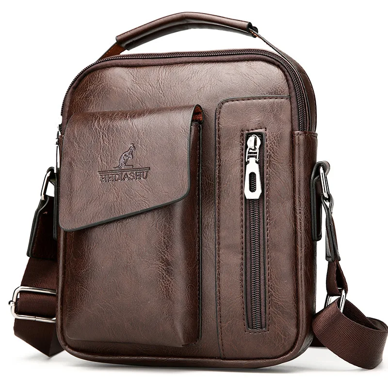 Портфель мужские кожаные сумки через плечо высококачественные роскошные