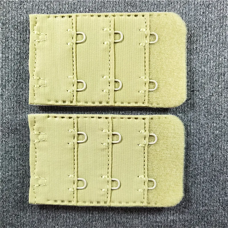 

15 PCS Factory Direct Bra Extender 2 Hooks 38mm Bra Clip Expander Nylon Coated Adjustable Belt Buckle