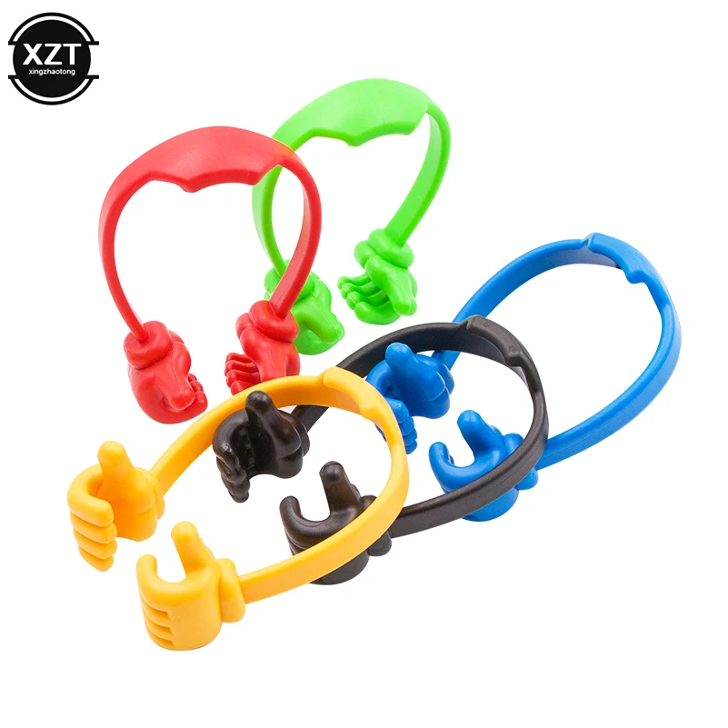 Подставка для телефона планшета цветная Регулируемая подставка большого пальца