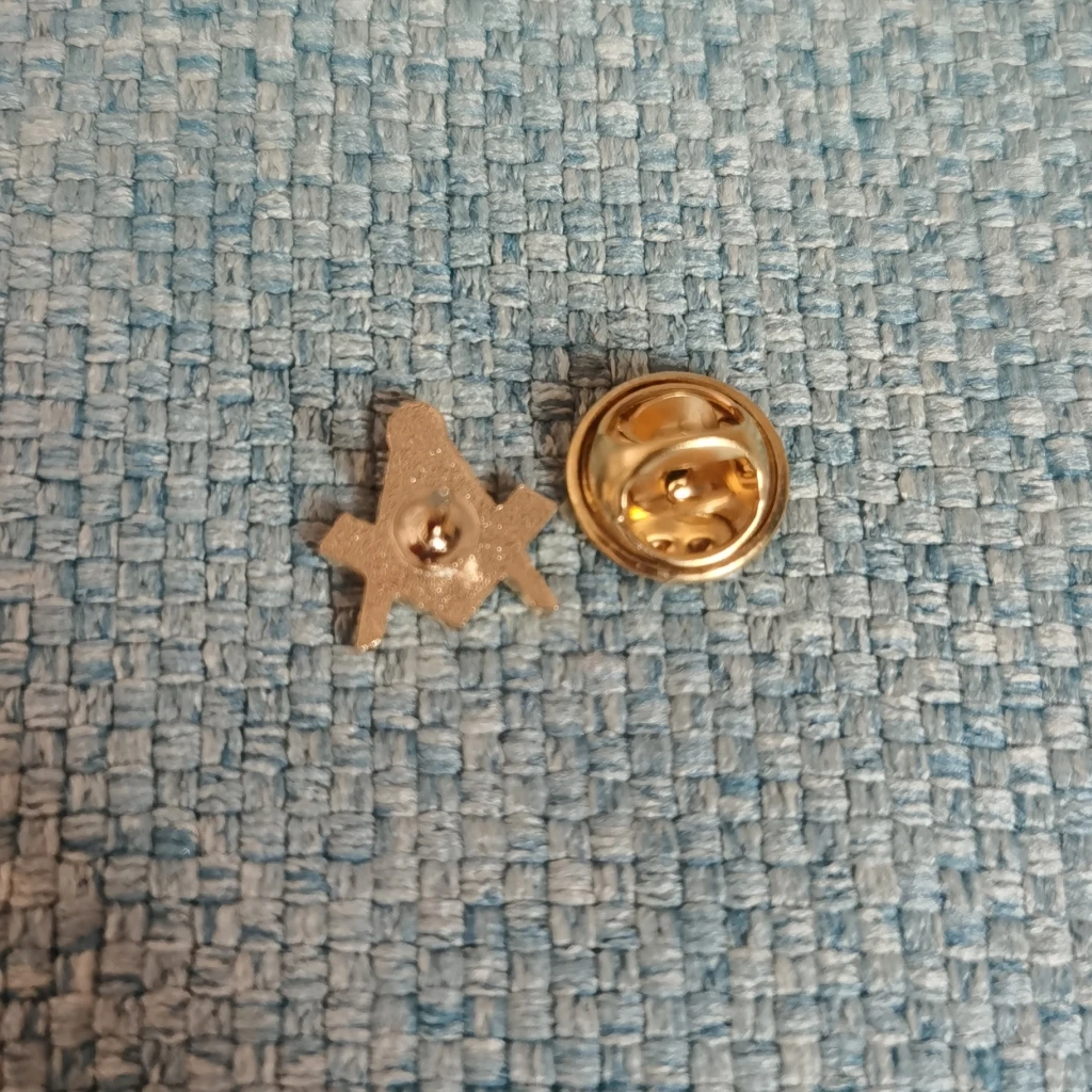 Оптовая продажа 10 шт. 12 мм масонская заколка для лацкана галстук логотип фремана