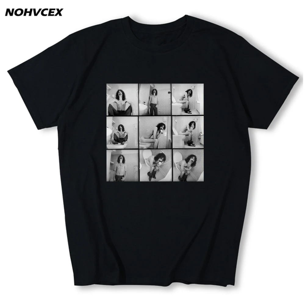 Мужская модная футболка с круглым вырезом Frank Zappa|tee shirt|fashion menmen fashion |