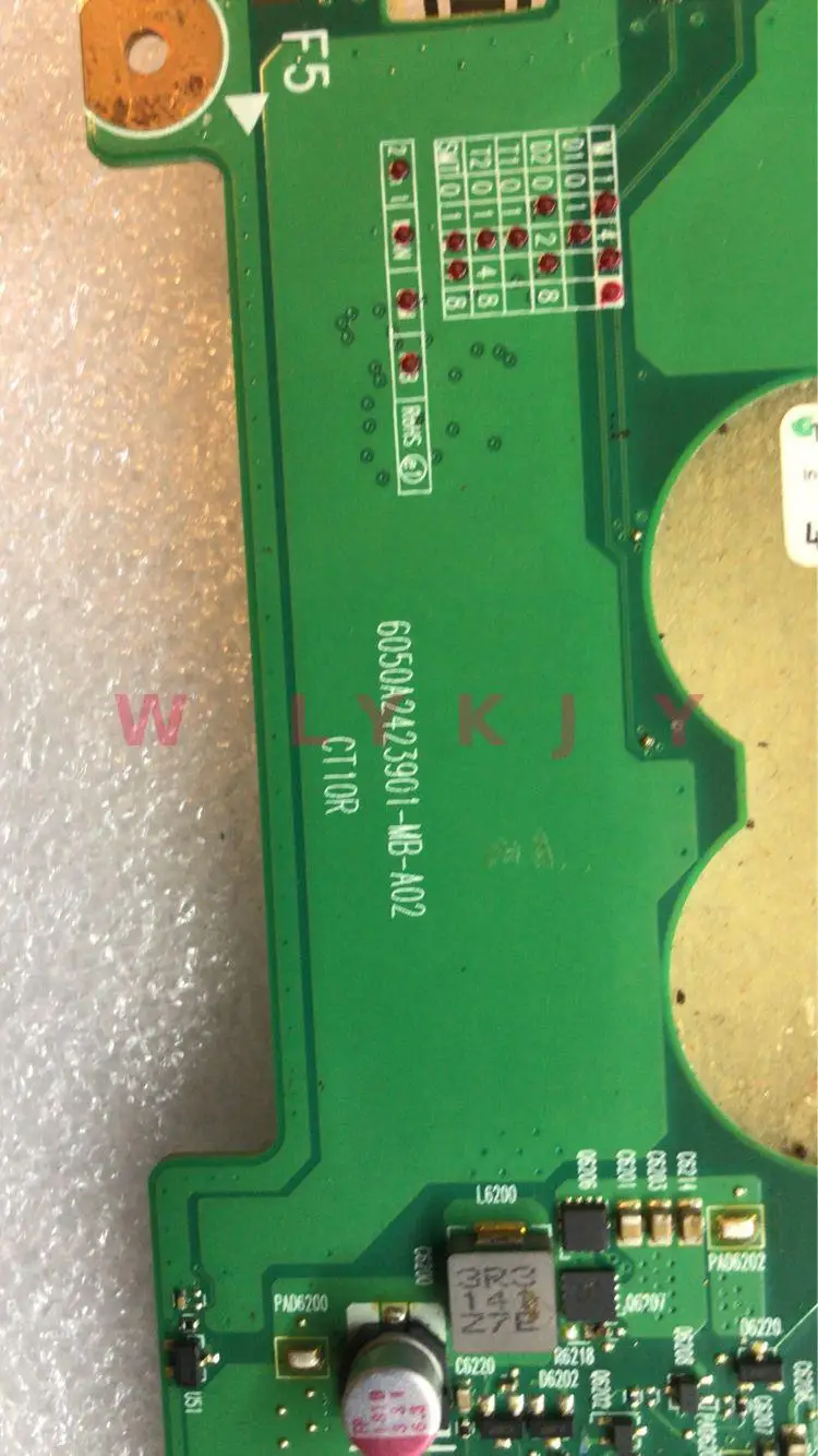 Материнская плата KTUXB 6050A2423901-MB-A02 V000238070 для ноутбука Toshiba C600 C640 PGA989 HM65 DDR3 100%