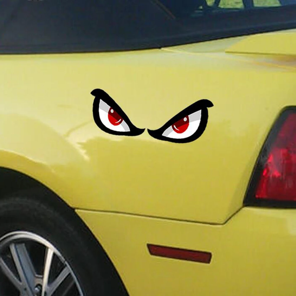 3D моделирование акулы шаблон стикер глаз зеркало заднего вида автомобиля