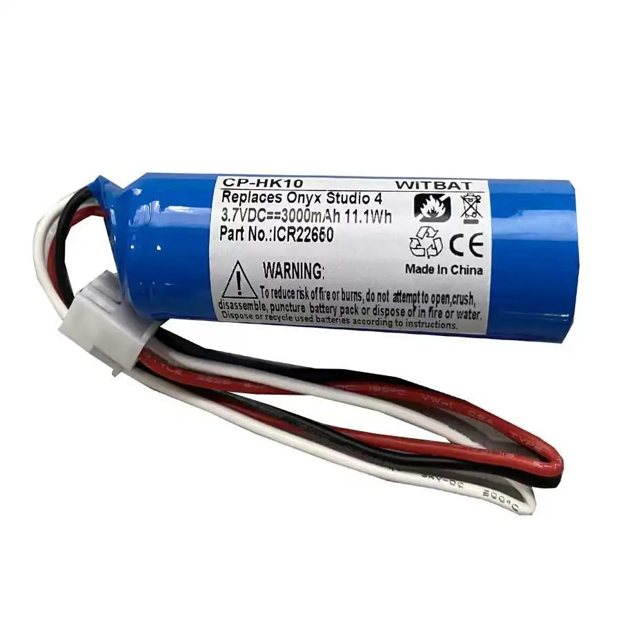 Batería de polímero de litio de 3,7 V y 3000mAh para Harman Kardon Onyx Studio 4, acumulador recargable con Altavoz Bluetooth, ICR22650
