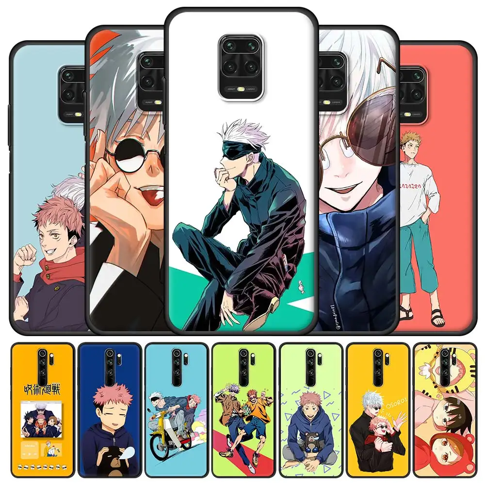 

Anime jujutsu kaisen lovely For Xiaomi Redmi Note 9S 8 Pro 8T 9 7 7A 8A 9A 9C 6A Silicon Case For Redmi Note 10 Pro Black Cover