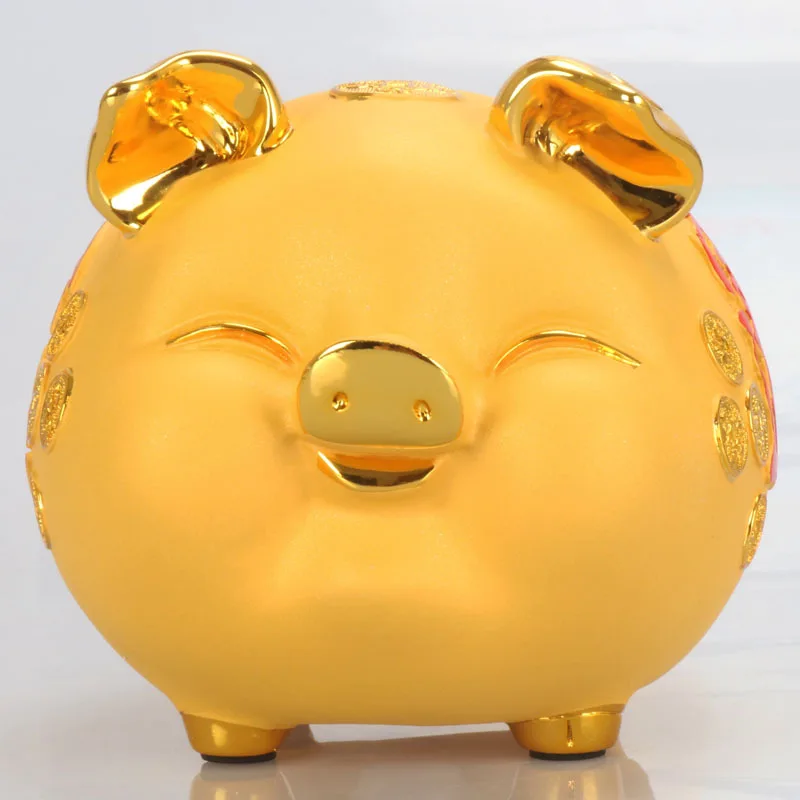 Pig Coin Bank Piggy Kids Large Capacity Money Box Savings Extra Giant Salvadanaio Save ED50MB | Дом и сад