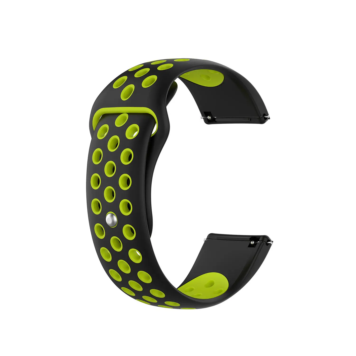 Сменный силиконовый ремешок с вентиляционными отверстиями для Fitbit Versa 2 LITE, быстросъемный спортивный ремешок для часов - Цвет: black-green