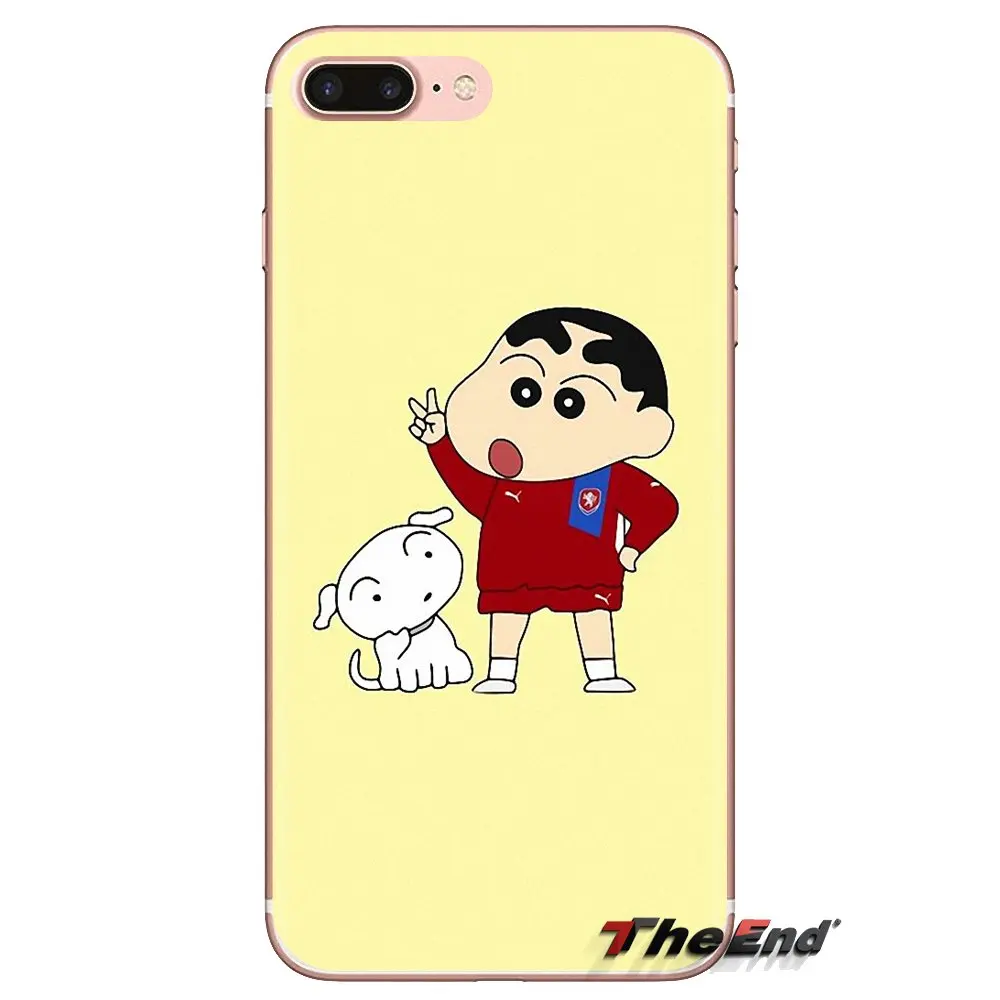 Для Xiaomi Redmi 4A S2 Note 3 3S 4 4X5 6plus 7 6A Pro Pocophone F1 с изображением Crayon Shin-Chan Арт Мягкие