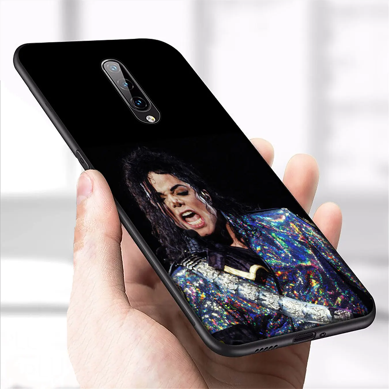 Мягкий силиконовый чехол для телефона Michael Jackson Oneplus 7T 7 Pro 6 6T 5T One Plus черный из ТПУ |