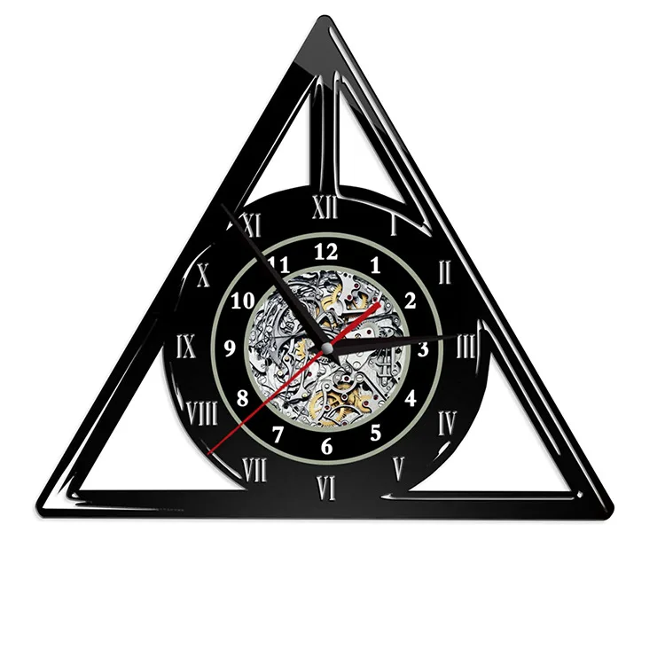 Настенные часы с изображением фильма и ТВ Гарри креативные анимационные Поттер