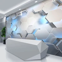 3d solid geometry wallpaper ktv hair salon office company front desk e sports room concave convex background wall mural