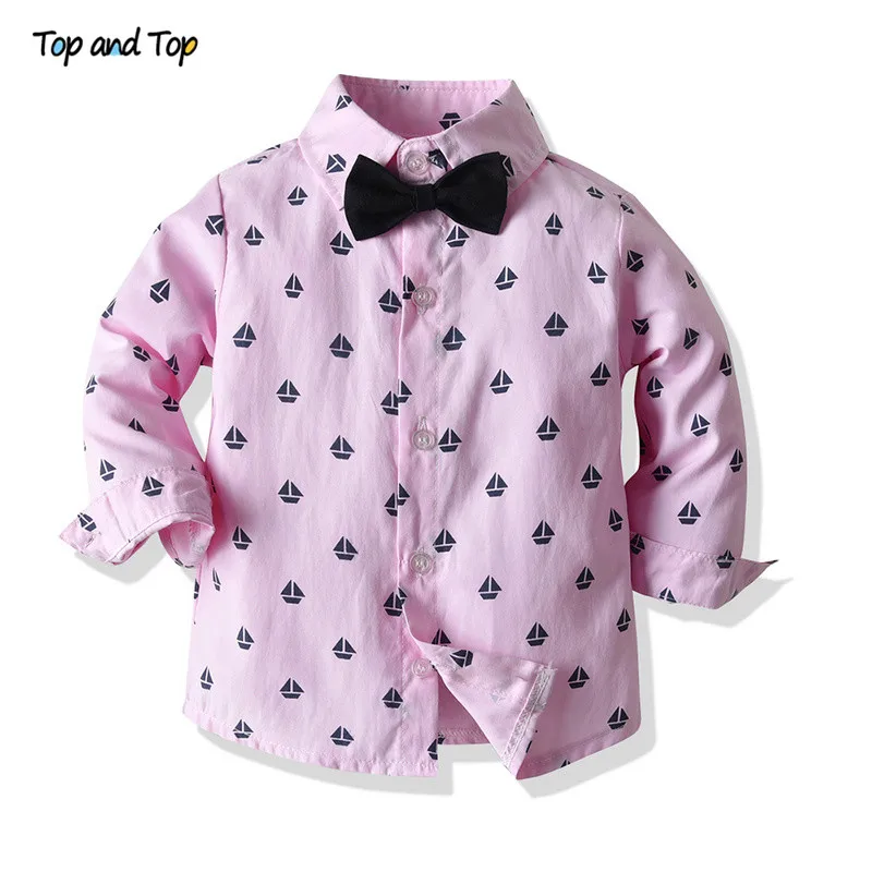 Комплект одежды для мальчиков рубашка с длинным рукавом галстук-бабочка жилет и