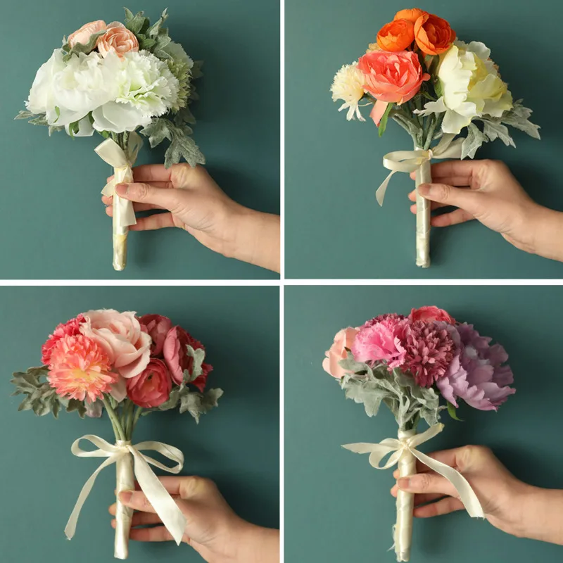 

Wedding Bouquet Decoration Simulation Flower Home Decoration Garden Decoration Home Decoration Decoration Valentine's Day Gift