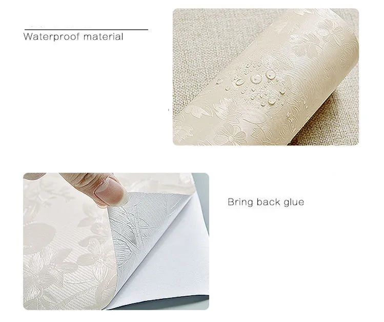 1 м винтажная льняная текстурированная домашний декор самоклеящаяся настенная