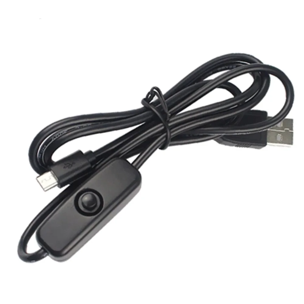 USB-кабель для Raspberry Pi 3 5 В а с выключателем кабель Micro USB зарядное устройство