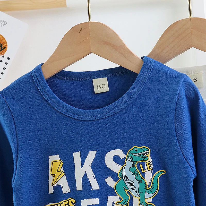 

Toddler Fashion Clothes Spring Autumn Infants Sweatshirt Children Casual Clothing Boys Baby Girls T-shirt Kids Cartoon Costume