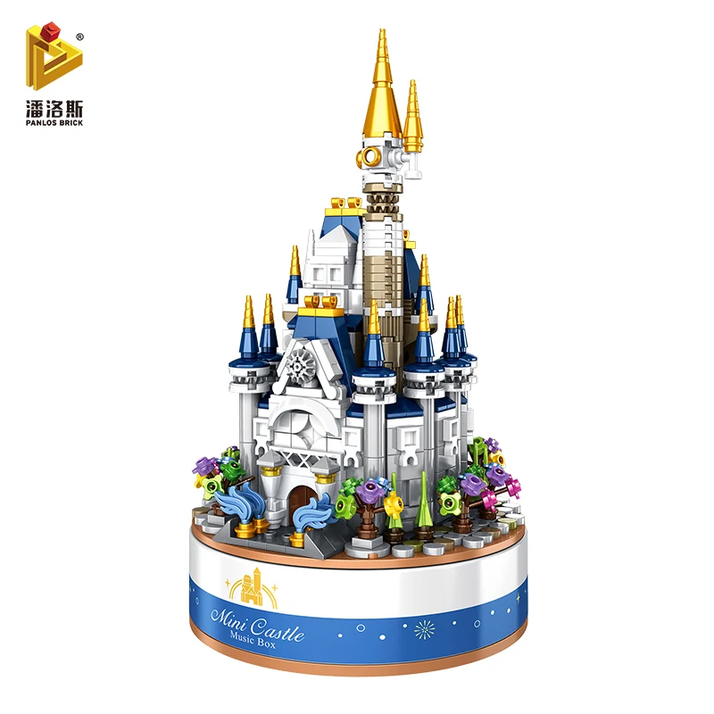 

617 шт., Детский конструктор «мини-замок»