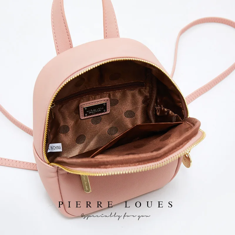 Женский мини рюкзак из мягкой искусственной кожи Маленький Многофункциональный