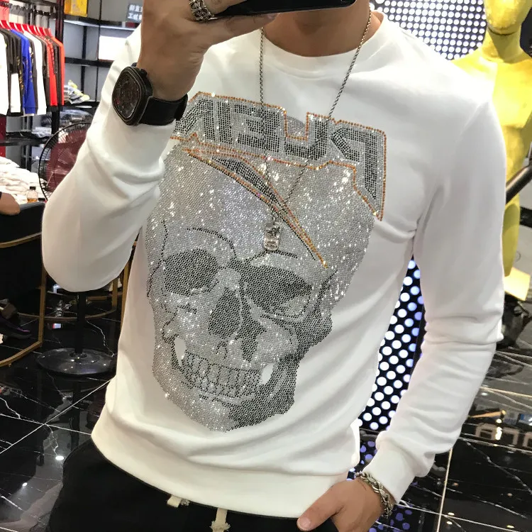 

2021 new hot diamond men's fashion vests spring and autumn loose large size long sleeve Joker casual jacket men