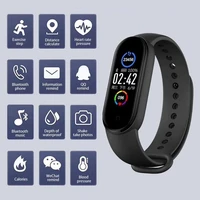 m5 smart bracelet heart rate blood pressure health waterproof smart watch with bluetooth pedometers wristband fitness tracker