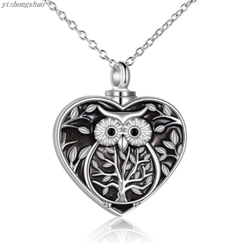 Очаровательные украшения с кристаллами на удачу ожерелья урна кулон сова