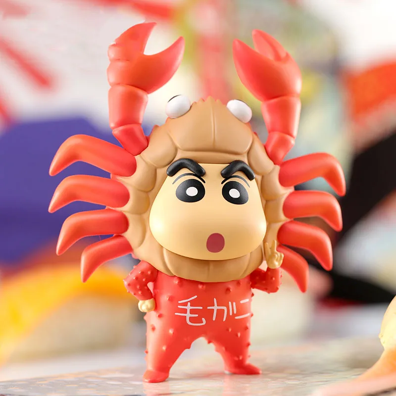 

Cute gifts genuine crayon shinxin ingredients series blind boxes trendy hand-made toys figurines